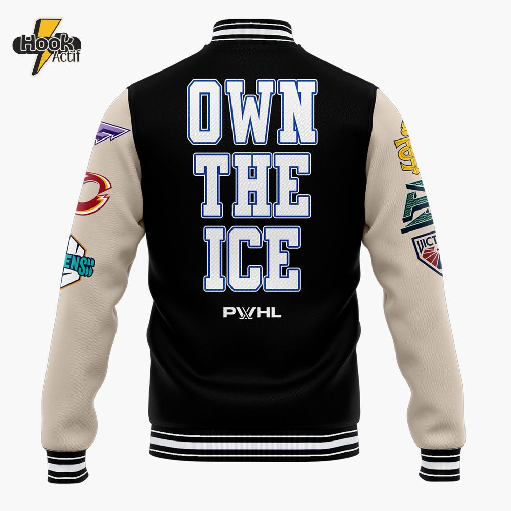 Victoire de Montréal 'Own The Ice' PWHL Limited Edition 2025 Jacket Victoire de Montréal 'Own The Ice' PWHL Limited Edition 2025 Jacket
