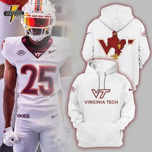 Virginia Tech Hokies Football White Limited Hoodie
