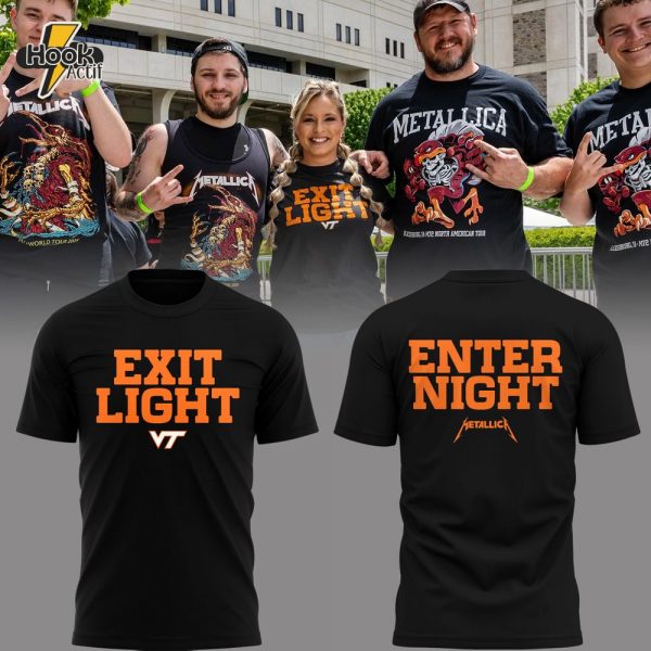 Virginia Tech Hokies Music Concert Black T-shirt