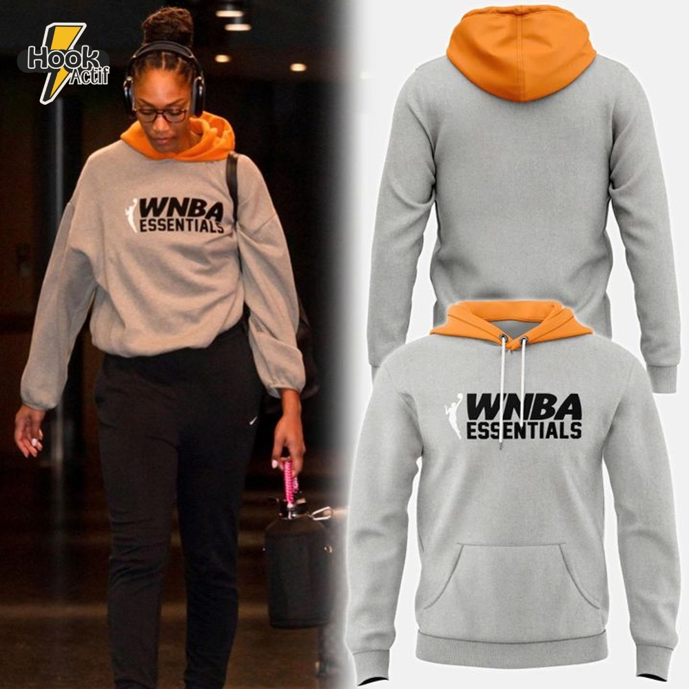 WNBA ESSENTIALS Special Grey Hoodie WNBA ESSENTIALS Special Grey Hoodie