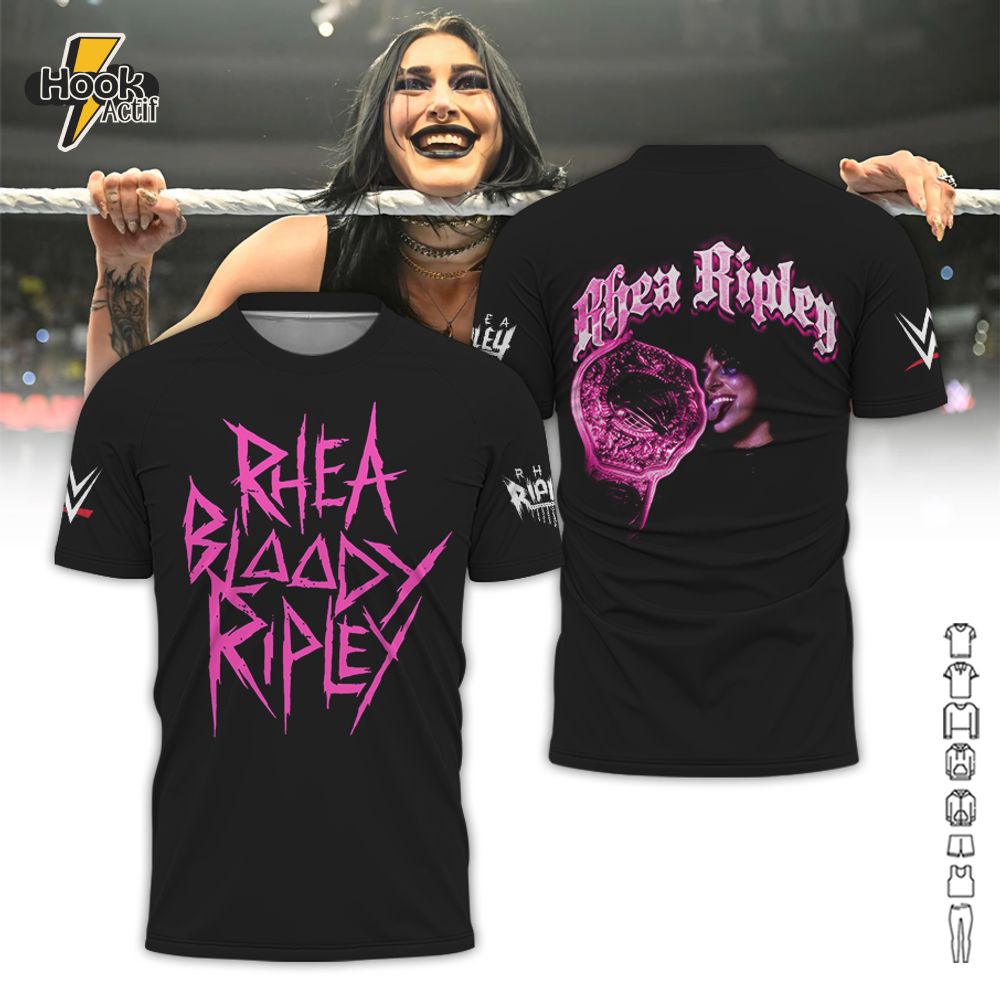 WWE Rhea Bloody Ripley Tee WWE Rhea Bloody Ripley Tee