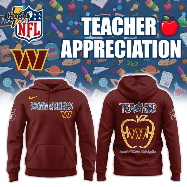 Washington Commanders TEACHER NIGHT Hoodie