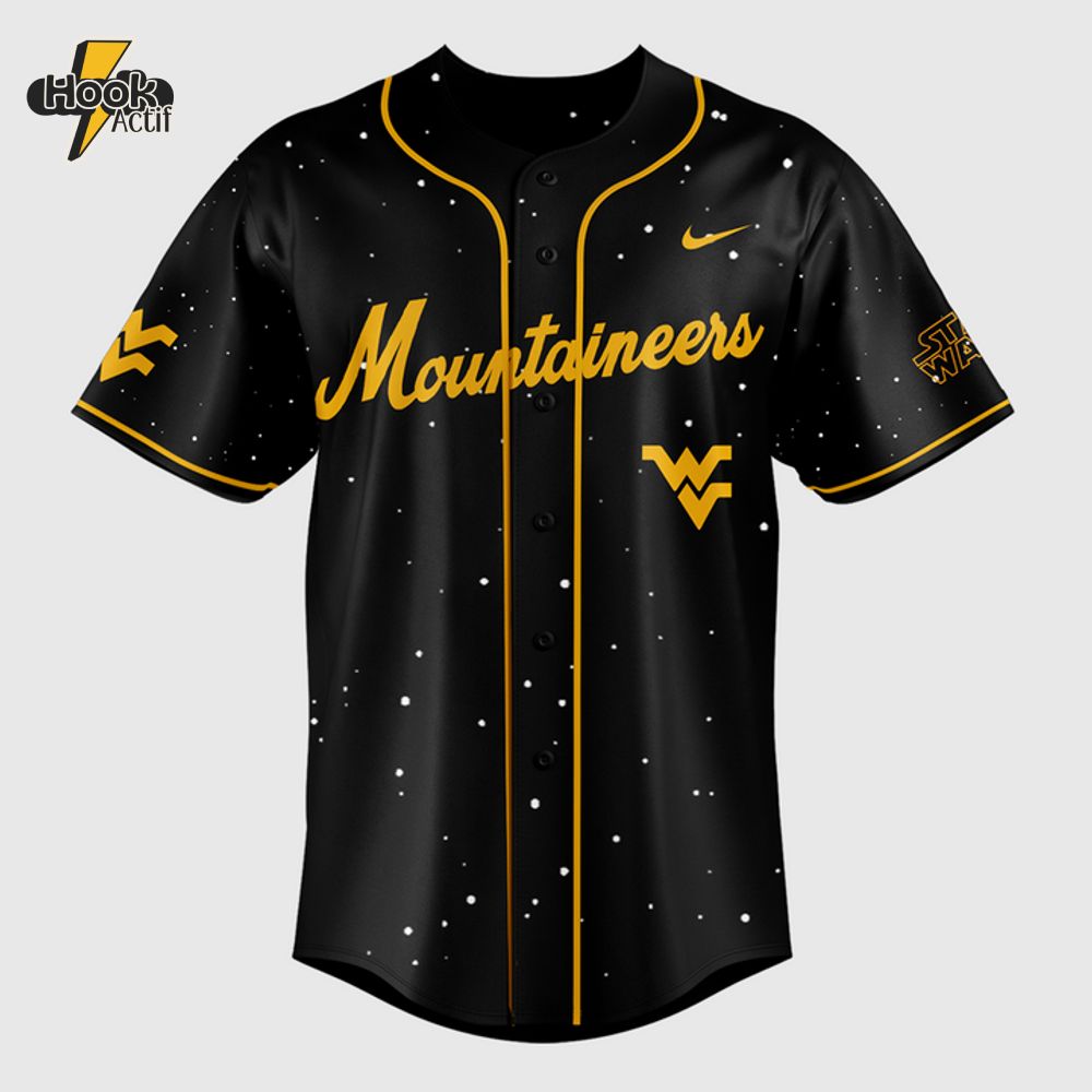 West Virginia Mountaineers X Star Wars 2025 Special Edition Baseball Jersey West Virginia Mountaineers X Star Wars 2025 Special Edition Baseball Jersey