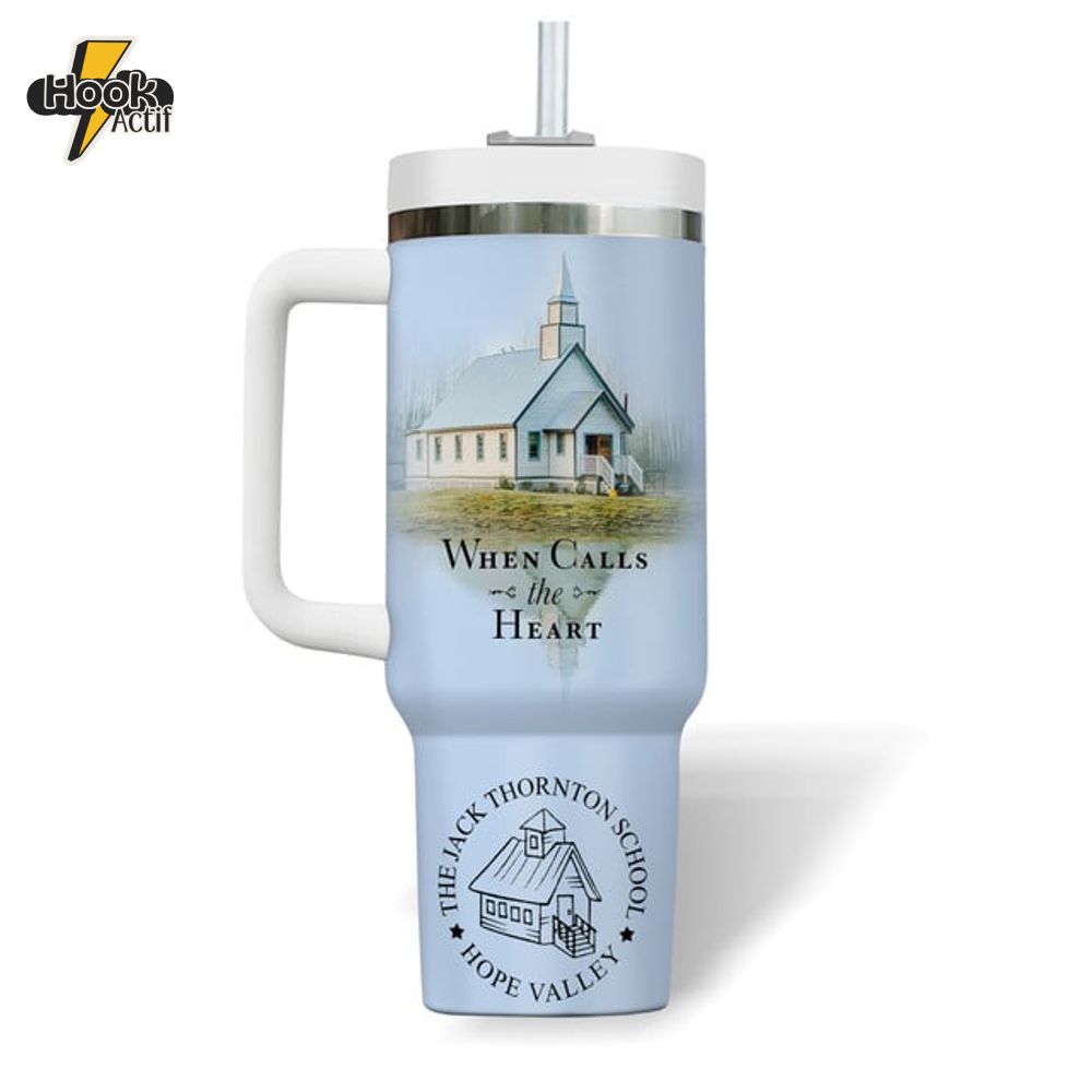 When Calls the Heart Special Tumbler 40oz with Handle When Calls the Heart Special Tumbler 40oz with Handle