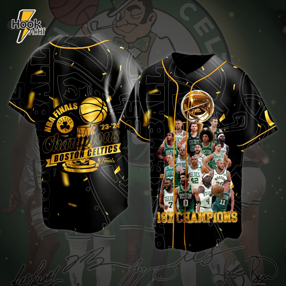 nba 18 times champions boston celtics baseball jersey nba 18 times champions boston celtics baseball jersey