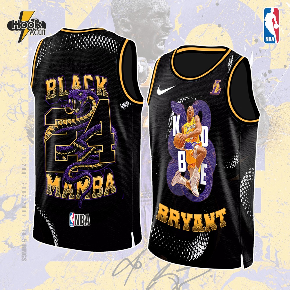nba kobe bryant black mamba los angeles lakers basketball jersey nba kobe bryant black mamba los angeles lakers basketball jersey