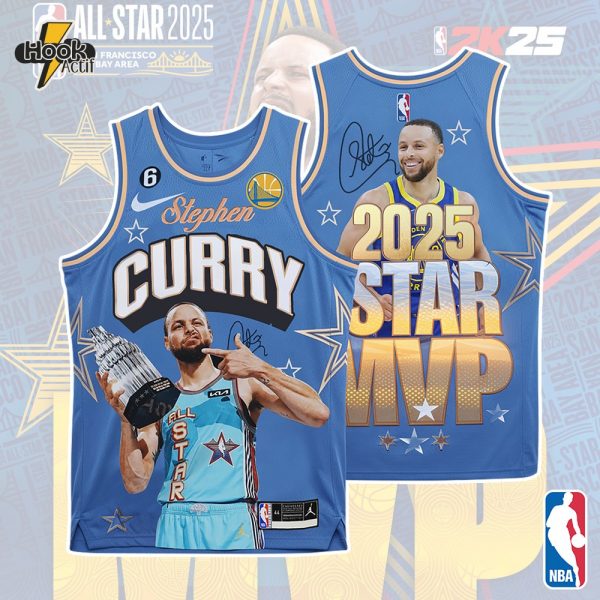 nba stephen curry 2025 all star mvp golden state basketball jersey