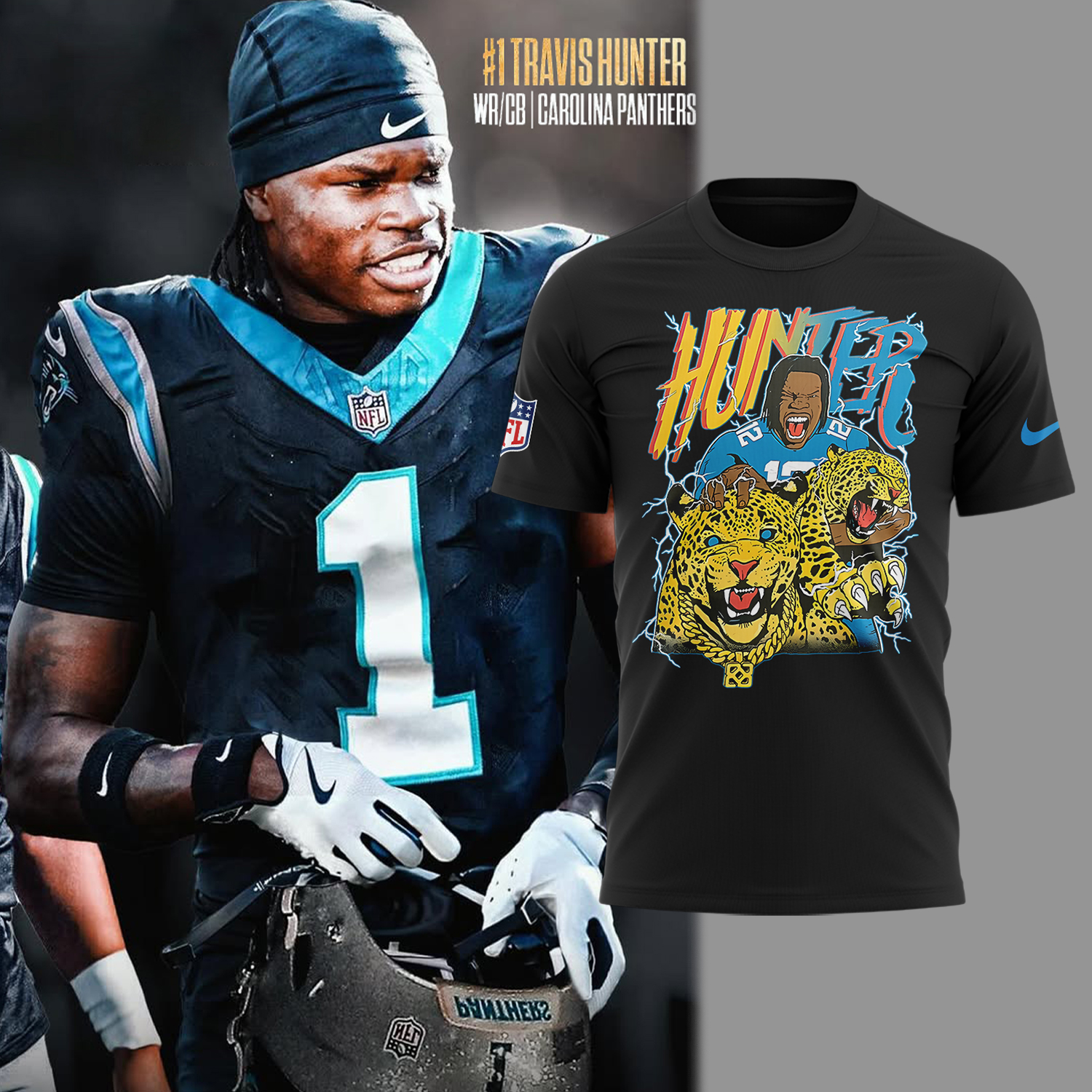 Jacksonville Jaguars x Travis Hunter Limited Edition Tee Jacksonville Jaguars x Travis Hunter Limited Edition Tee