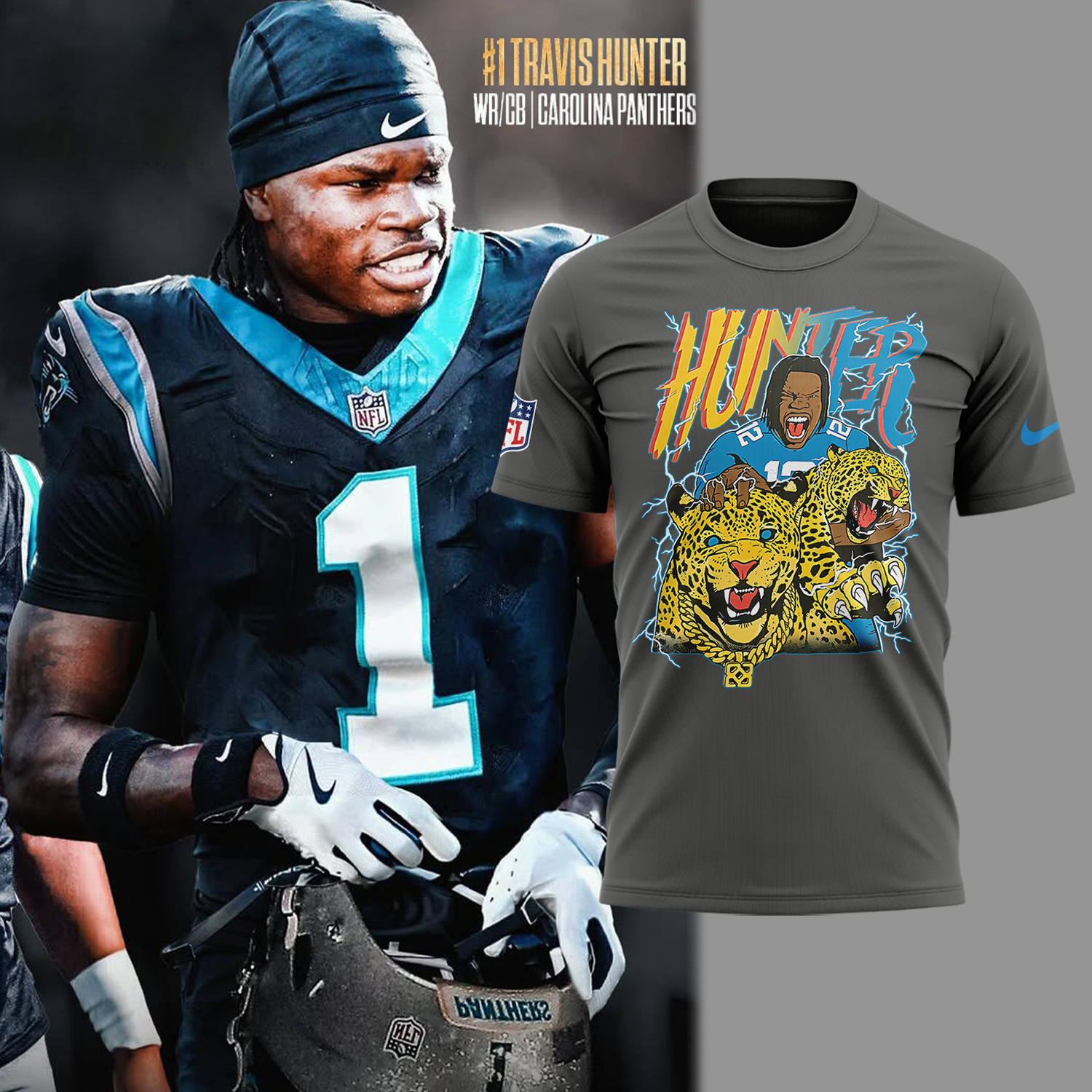 Jacksonville Jaguars x Travis Hunter Limited Edition Tee Jacksonville Jaguars x Travis Hunter Limited Edition Tee