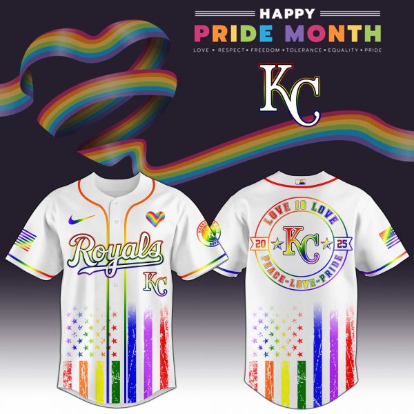 Kansas City Royals MLB x Happy Pride Month Jersey 2025