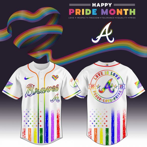 Atlanta Braves MLB x Happy Pride Month Jersey 2025