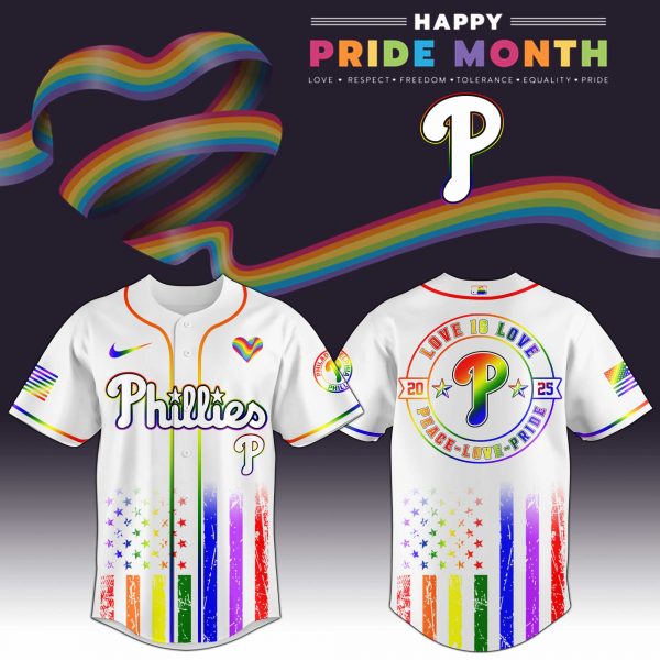 Philadelphia Phillies X Happy Pride Month Limited Edition Jersey