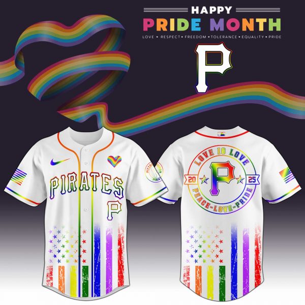 Pittsburgh Pirates MLB x Happy Pride Month Jersey 2025