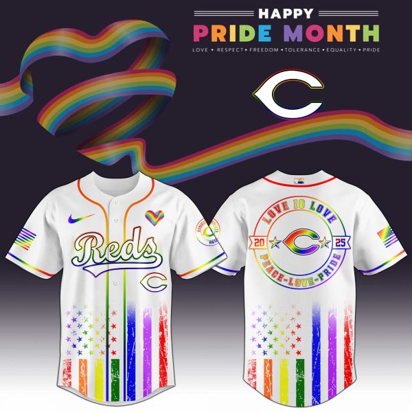 Cincinnati Reds MLB x Happy Pride Month Jersey 2025