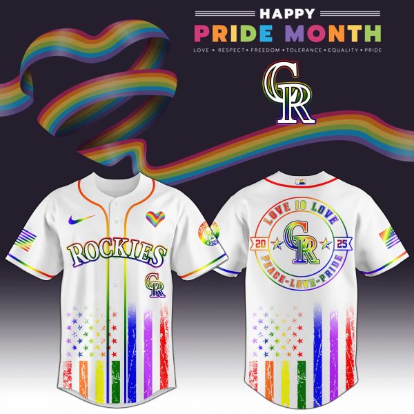 Colorado Rockies MLB x Happy Pride Month Jersey 2025