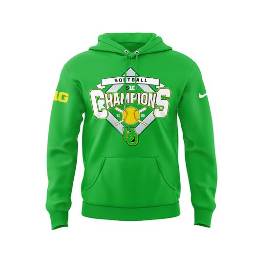 Oregon Ducks Softball x Big10 Champions 2025 Hoodie Set