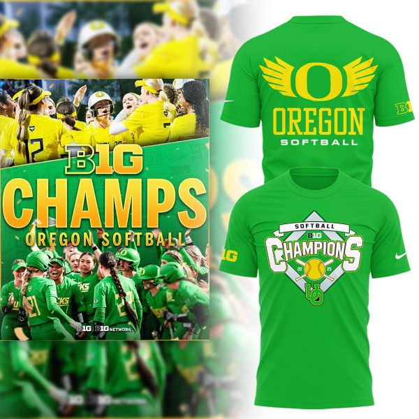 Oregon Ducks Softball x Big10 Champions 2025 Shirt