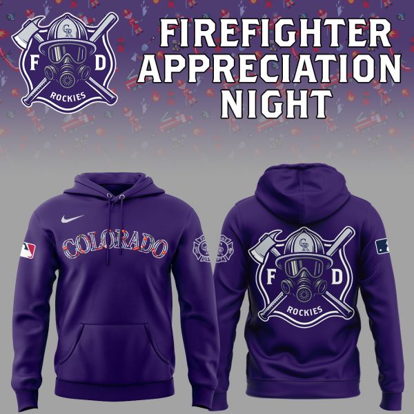 Colorado Rockies x Firefighter Appreciation Night Special Hoodie