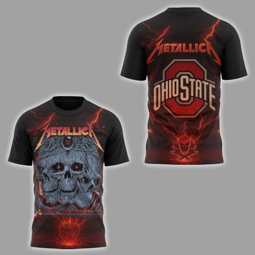 Ohio State Buckeyes x Metallica Music Concert Sonic Temple T-shirt