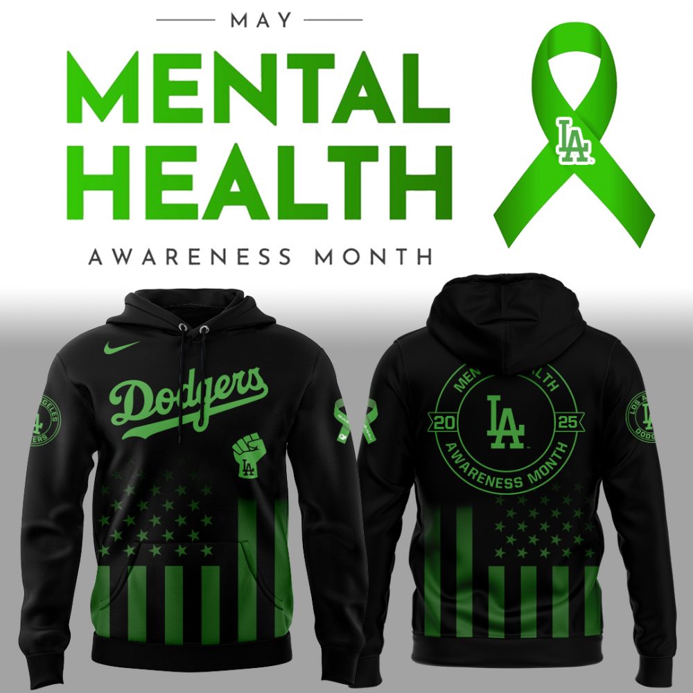Los Angeles Dodgers x Mental Health Awareness Month 2025 Hoodie