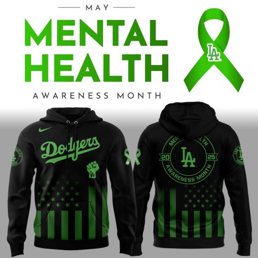 Los Angeles Dodgers x Mental Health Awareness Month 2025 Hoodie