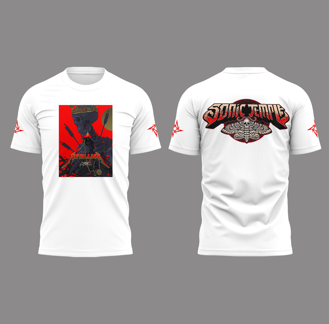 Metallica Music Concert Sonic Temple Limited Edition T-shirt Metallica Music Concert Sonic Temple Limited Edition T-shirt