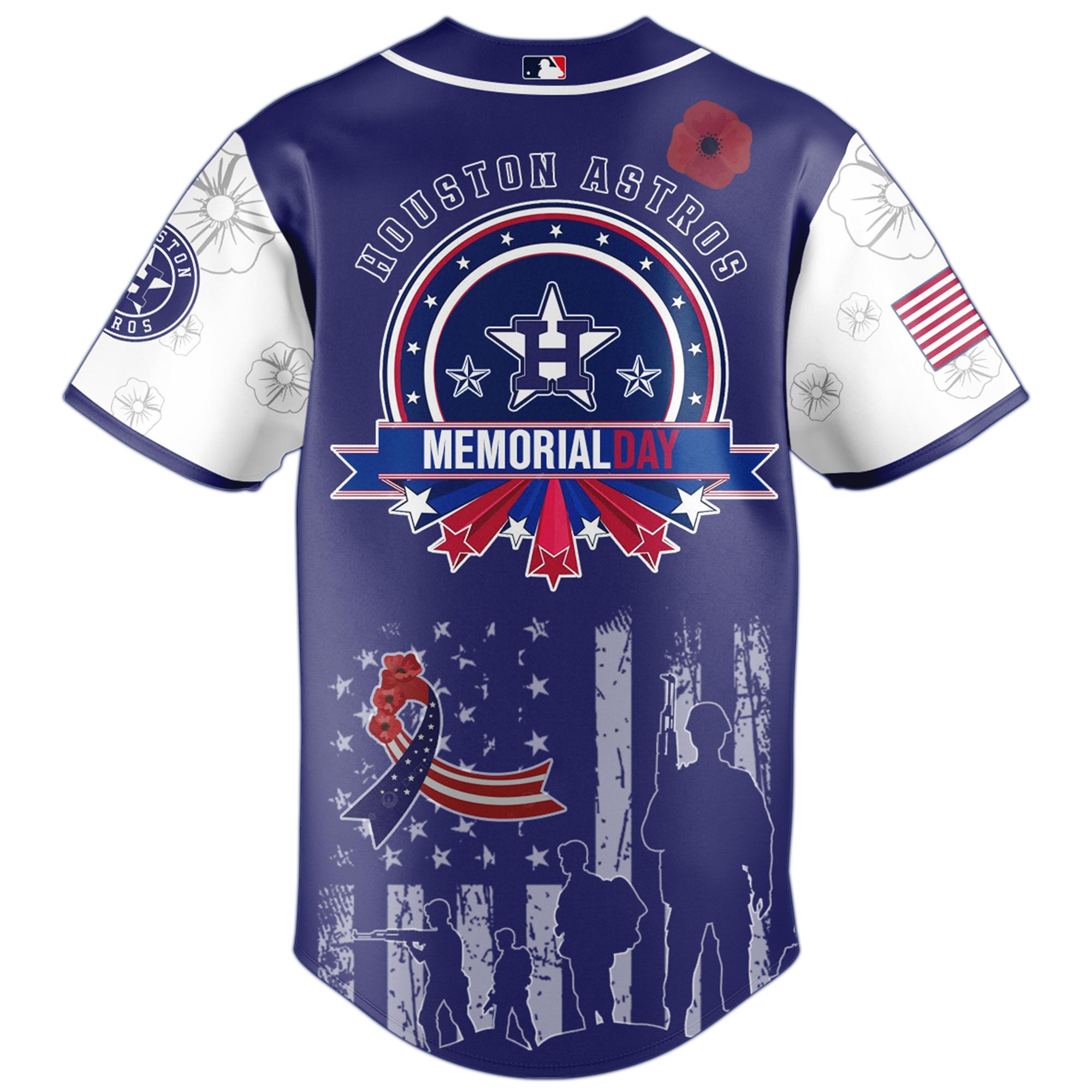 Houston Astros x Memorial Day Game Night Jersey Houston Astros x Memorial Day Game Night Jersey