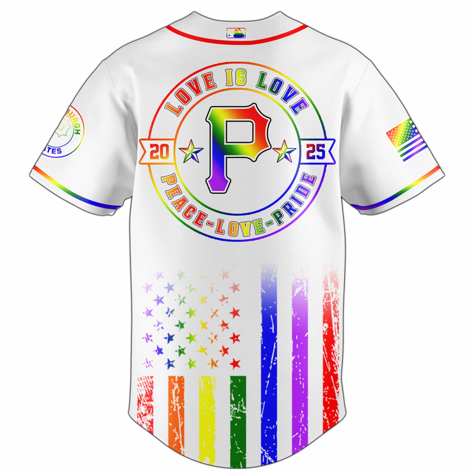 Pittsburgh Pirates MLB x Happy Pride Month Jersey 2025 Pittsburgh Pirates MLB x Happy Pride Month Jersey 2025