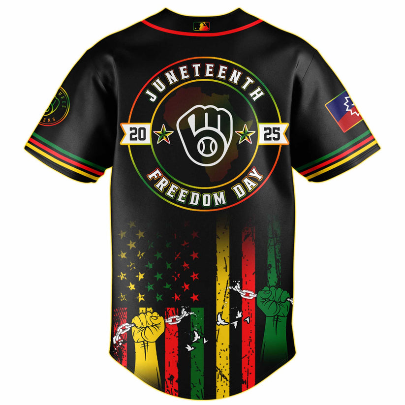 Milwaukee Brewers x Juneteenth Day 2025 Jersey Milwaukee Brewers x Juneteenth Day 2025 Jersey