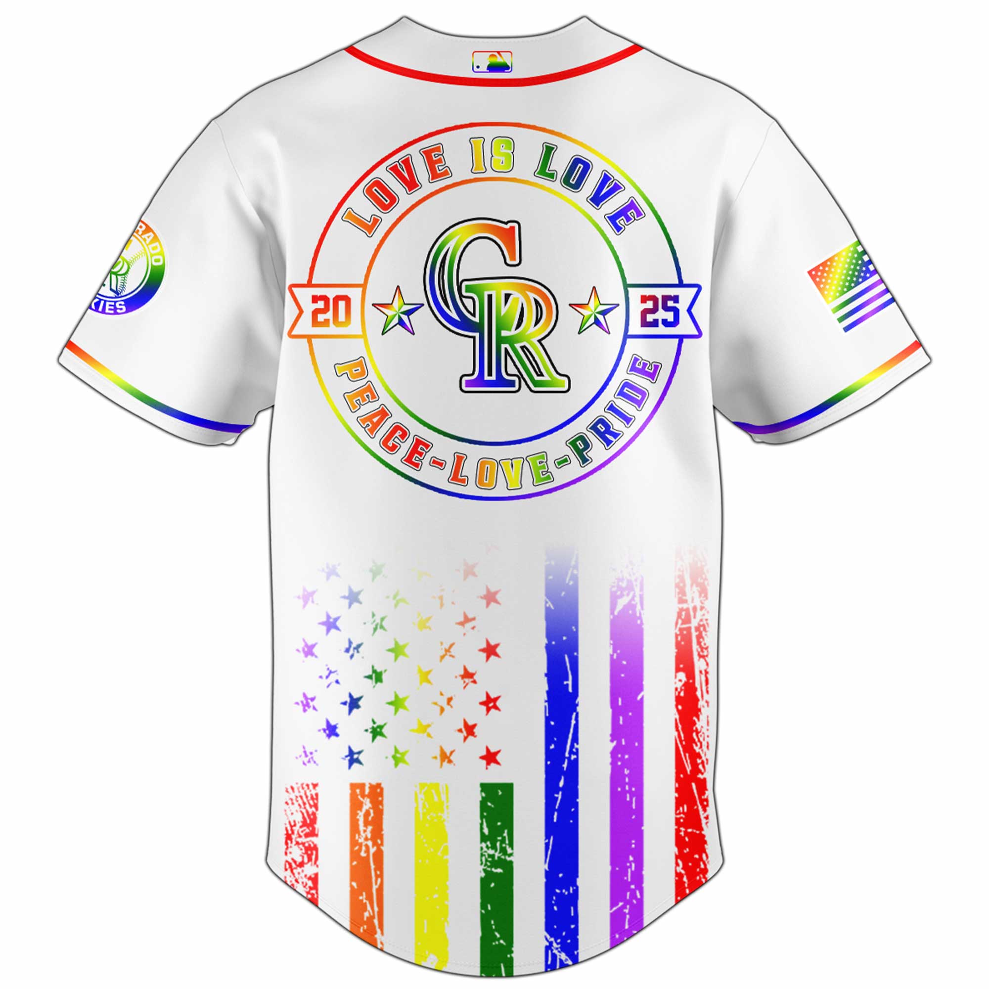 Colorado Rockies MLB x Happy Pride Month Jersey 2025 Colorado Rockies MLB x Happy Pride Month Jersey 2025