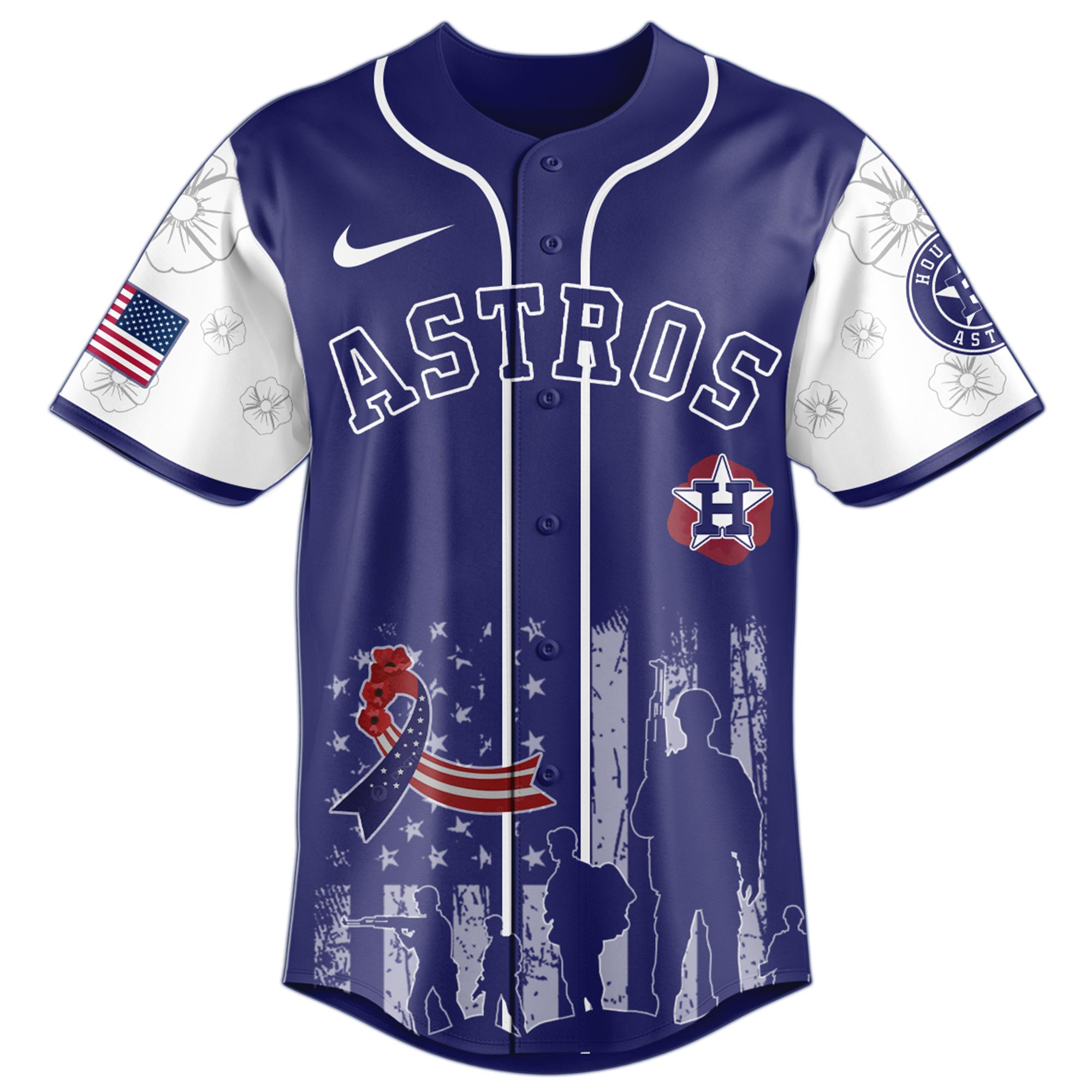 Houston Astros x Memorial Day Game Night Jersey Houston Astros x Memorial Day Game Night Jersey