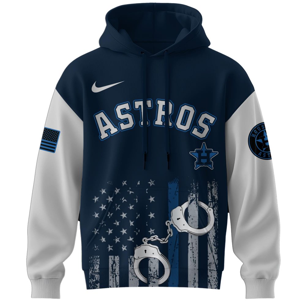 Houston Astros MLB x Law Enforcement Appreciation Day Hoodie