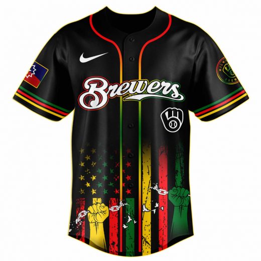 Milwaukee Brewers x Juneteenth Day 2025 Jersey