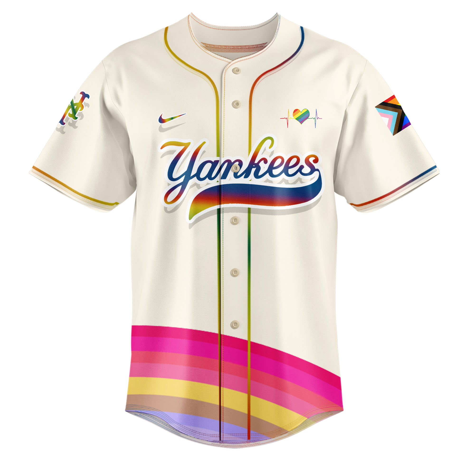 New York Yankees Be Pround Of Yourself Baseball Jersey New York Yankees Be Pround Of Yourself Baseball Jersey
