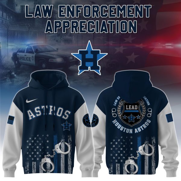 Houston Astros MLB x Law Enforcement Appreciation Day Hoodie