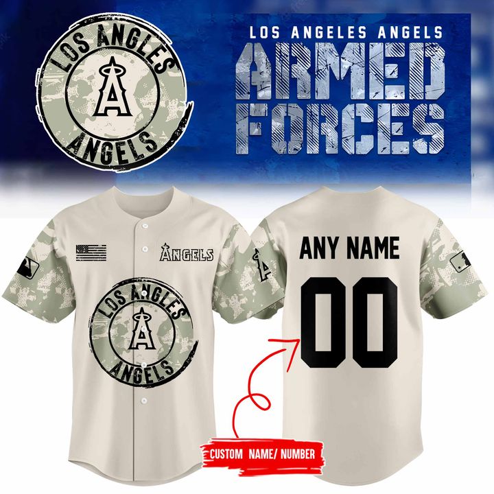Los Angeles Angels 2025 Armed Forces Jersey Los Angeles Angels 2025 Armed Forces Jersey