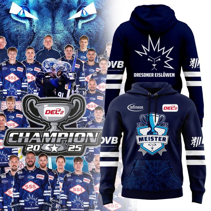 Dresdner Eislowen DEL2-Meistertitel Special Hoodie Dresdner Eislowen DEL2-Meistertitel Special Hoodie