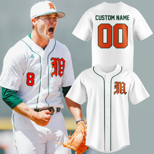 Miami Hurricanes Baseball jersey 2025