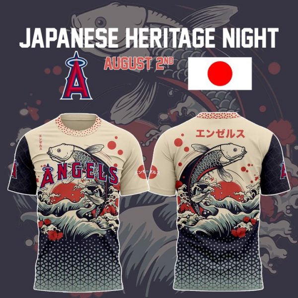 Los Angeles Angels Japanese Heritage Night 2025 Limited Edition Tee