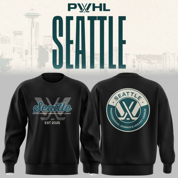 PWHL Seattle Limited Edition 2025 Black Sweatshirt