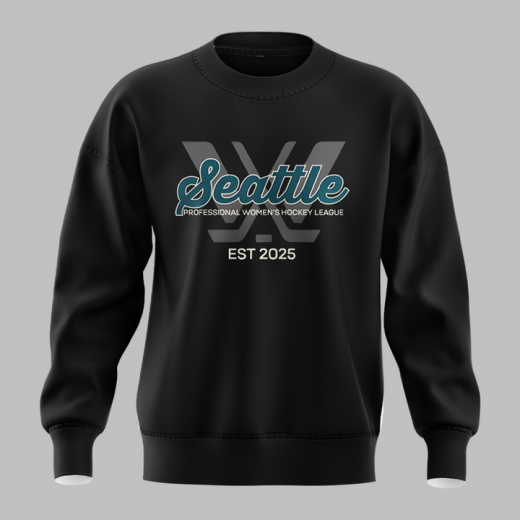 PWHL Seattle Limited Edition 2025 Black Sweatshirt