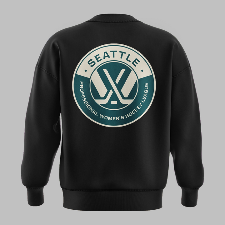 PWHL Seattle Limited Edition 2025 Black Sweatshirt PWHL Seattle Limited Edition 2025 Black Sweatshirt