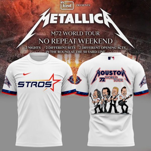 Limited Edition Houston Astros M72 World Tour 2025 TShirt