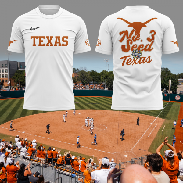 Texas Longhorns No. 3 Seed 2025 Special Edition T-shirt
