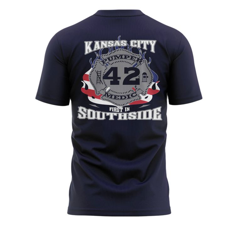 Kansas City Royals X KCFD Station 42 Tee Kansas City Royals X KCFD Station 42 Tee