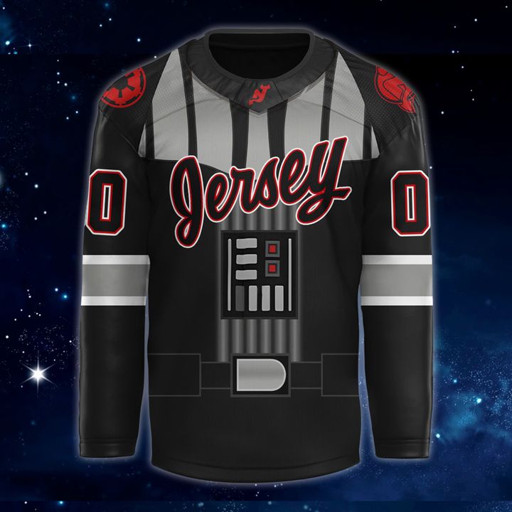 New Jersey Devils x 2025 Star Wars Day Special Black Hockey Jersey New Jersey Devils x 2025 Star Wars Day Special Black Hockey Jersey