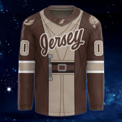 New Jersey Devils x 2025 Star Wars Day Special Grey Hockey Jersey