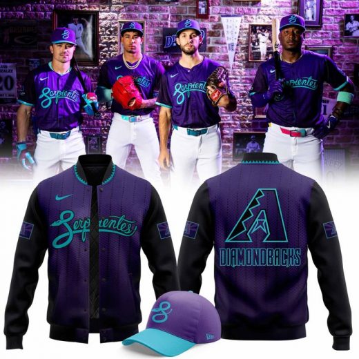Arizona Diamondbacks City Connect 2025 Baseball Jacket