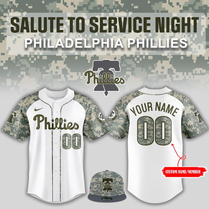 Philadelphia Phillies x 2025 Salute to Service Night Jersey Philadelphia Phillies x 2025 Salute to Service Night Jersey