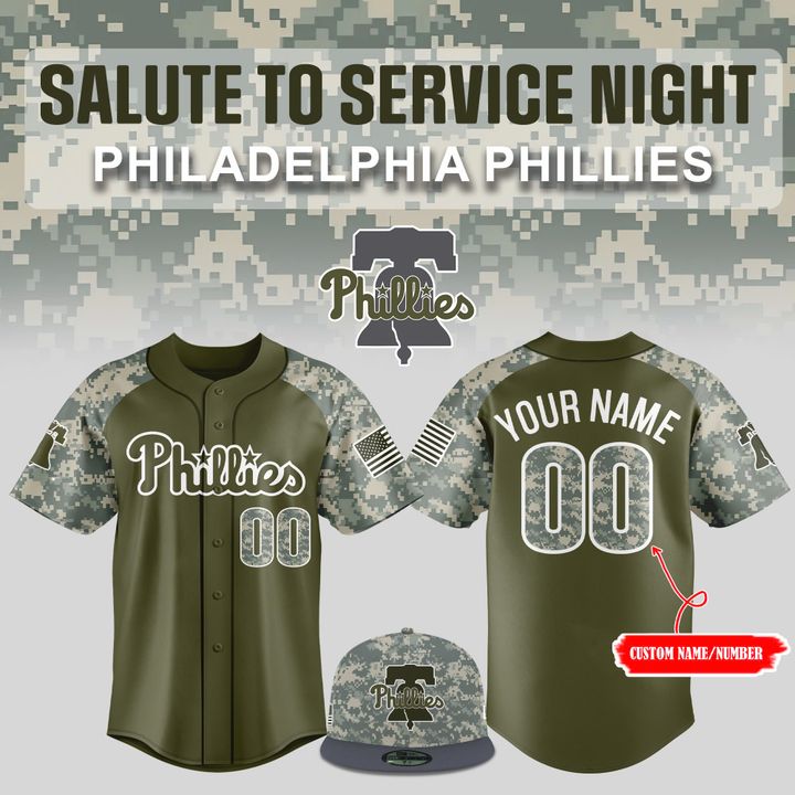 Philadelphia Phillies x 2025 Salute to Service Night Jersey Philadelphia Phillies x 2025 Salute to Service Night Jersey